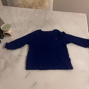 Long sleeve polo shirt